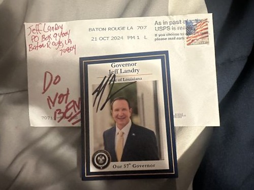 Jeff Landry autograph