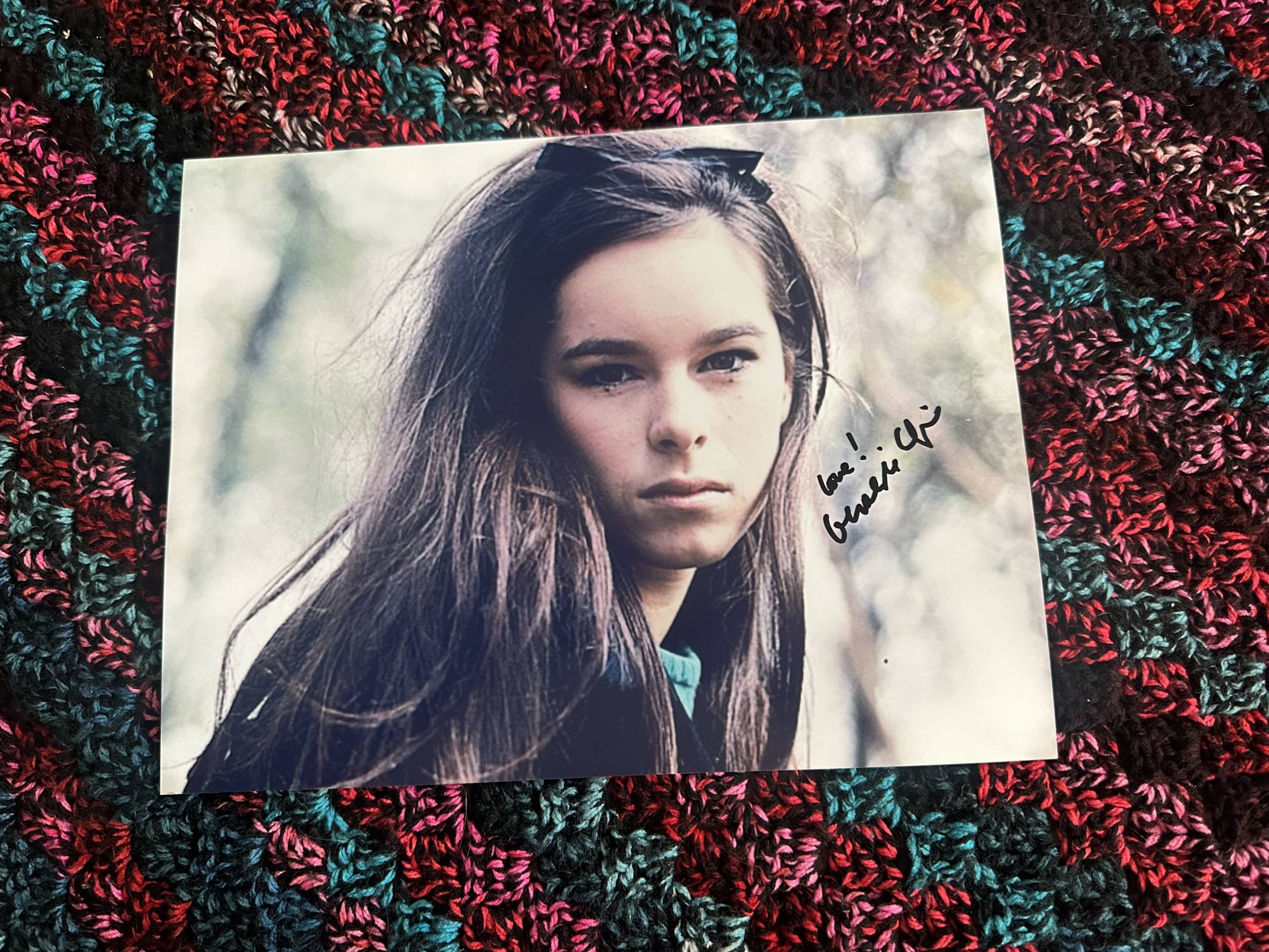 Geraldine Chaplin autograph