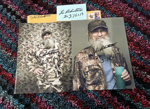 Si Robertson autograph