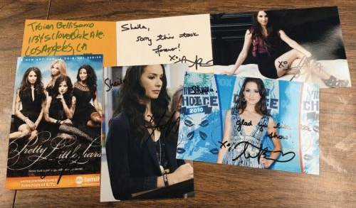 Troian Bellisario autograph