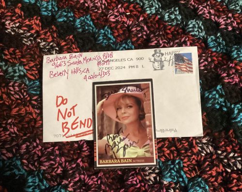 Barbara Bain autograph
