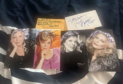 Barbara Bain autograph