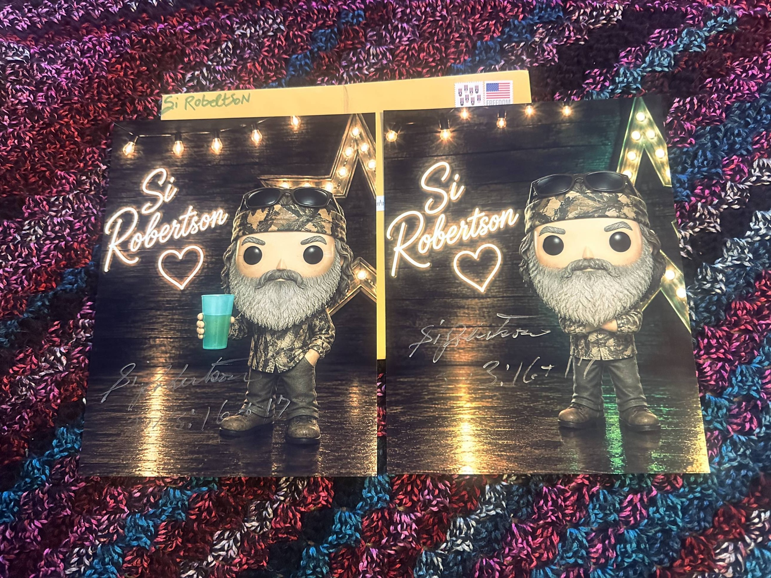 Si Robertson autograph