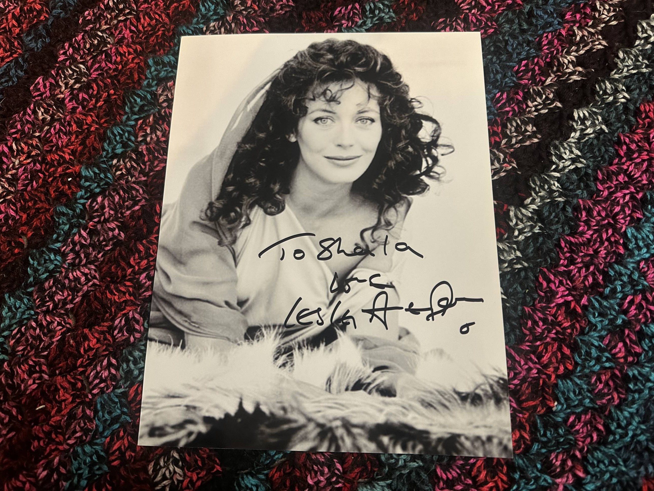 Lesley-Anne Down autograph