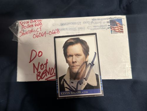 Kevin Bacon autograph