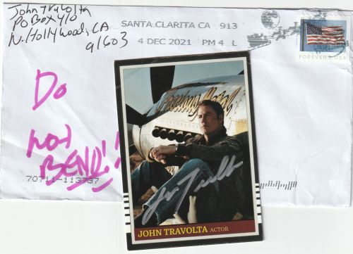 John Travolta autograph