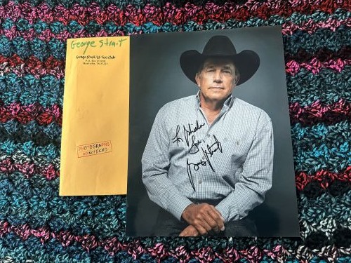 George Strait autograph