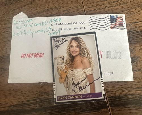 Dyan Cannon autograph