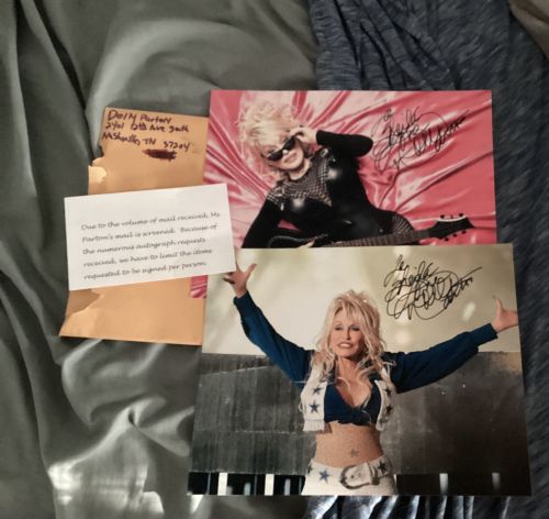Dolly Parton autograph
