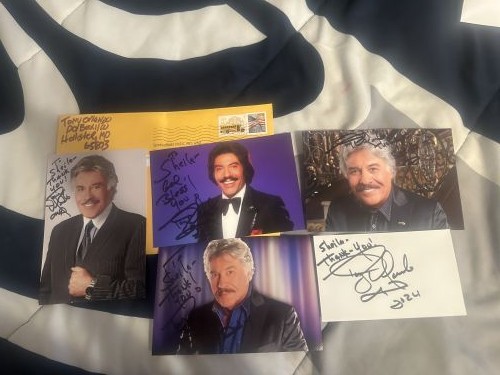 Tony Orlando autograph