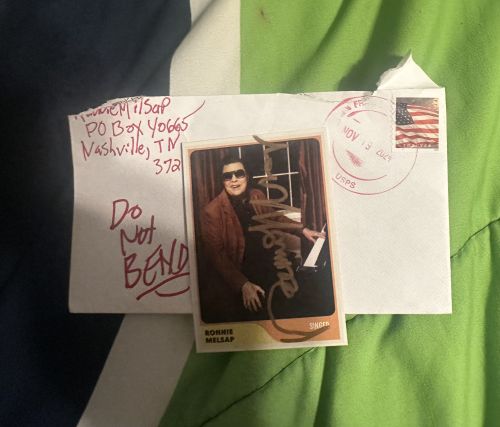 Ronnie Milsap autograph