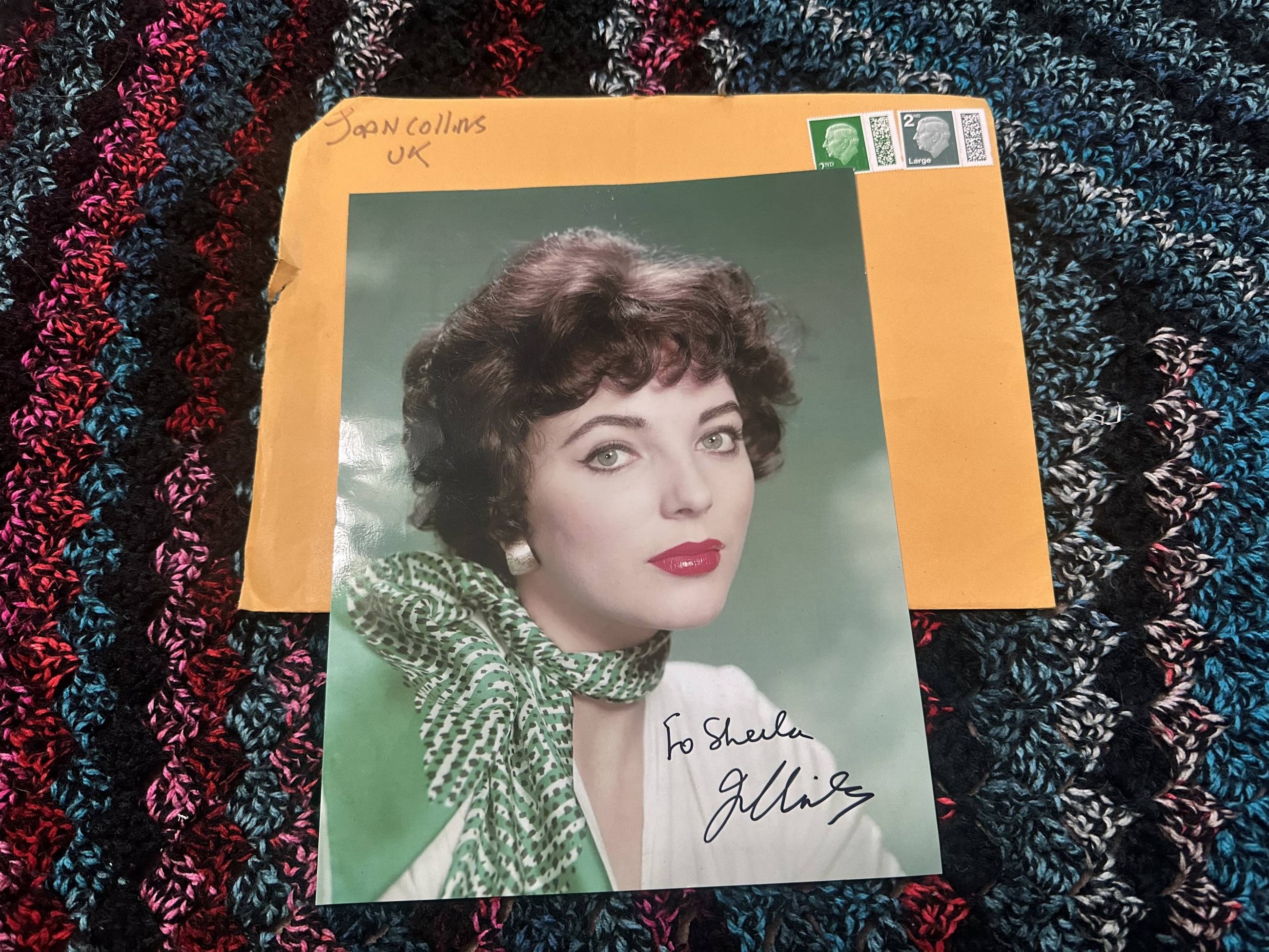 Joan Collins autograph