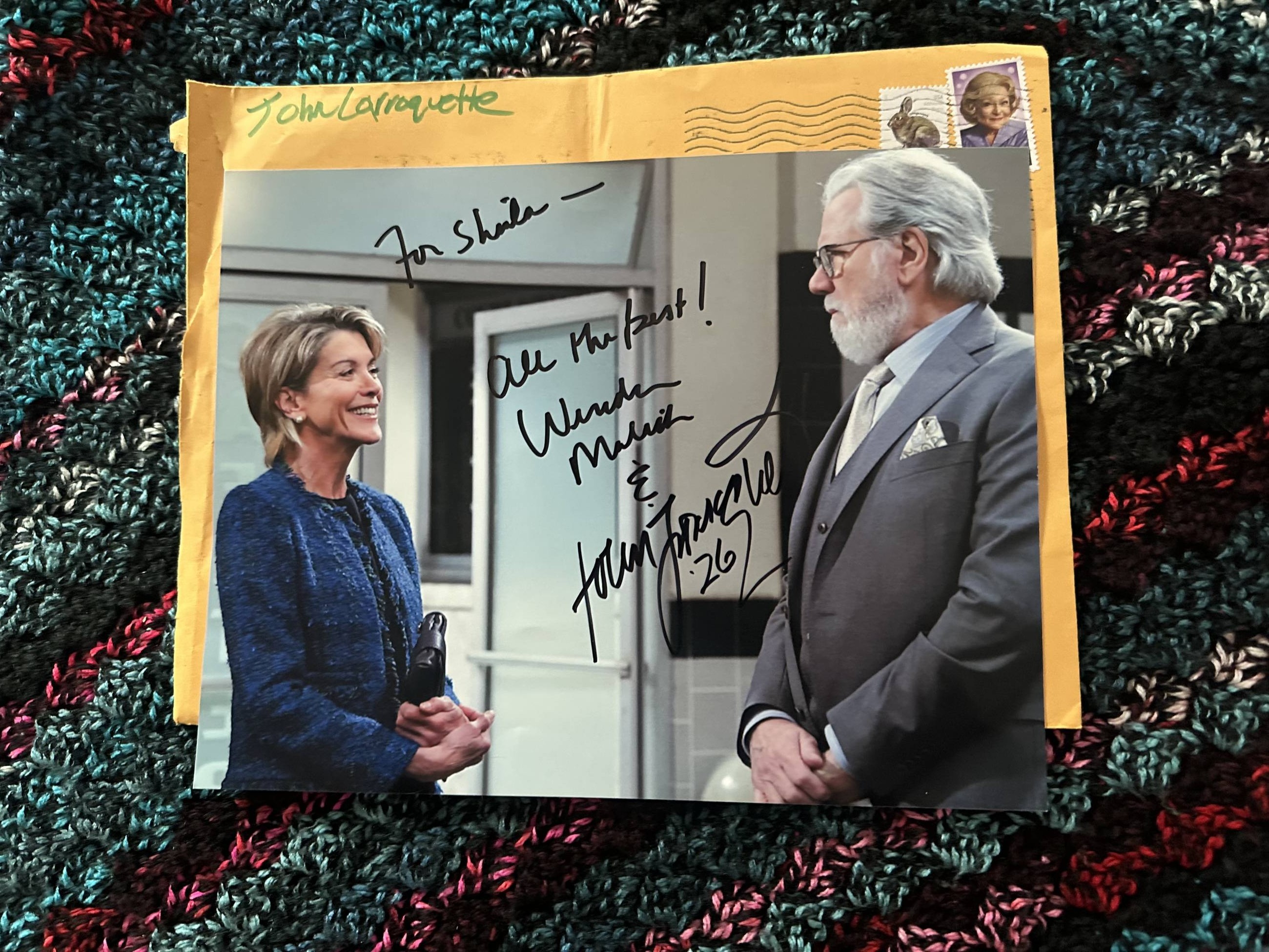 John Larroquette autograph
