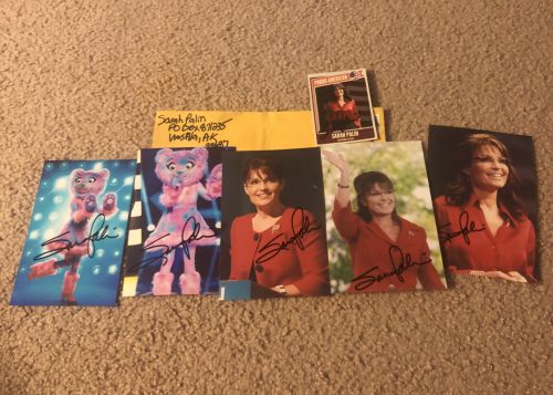 Sarah Palin autograph