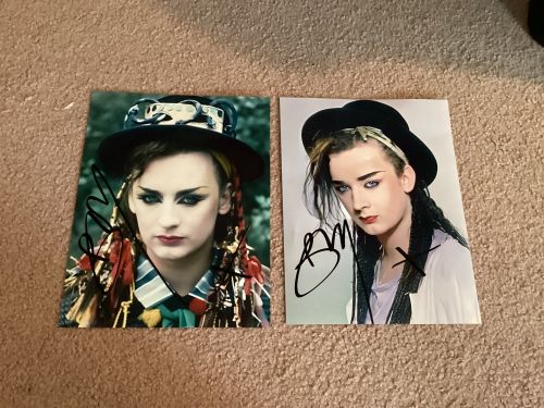 Boy George autograph