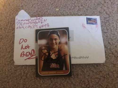 Summer Sanders autograph